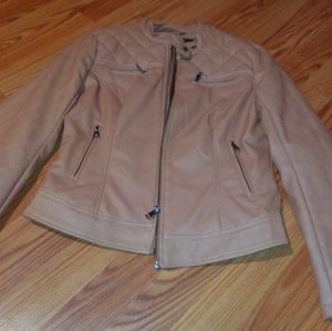 Faux leather jacket